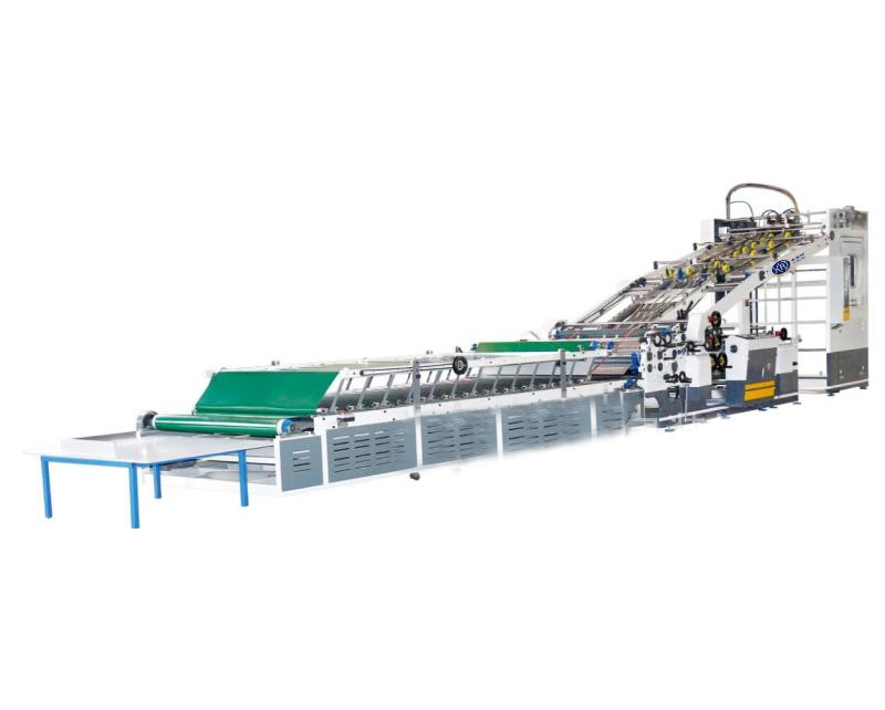 Automatic high speed Front gauge positioning flute laminating machine