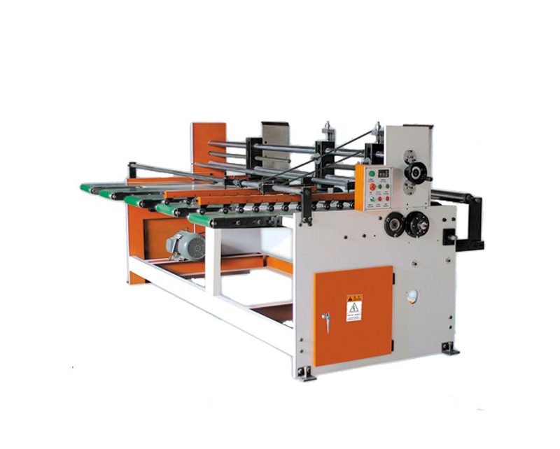 Semi-automatic carton folder gluer machine 